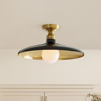 Dulcinea Farmhouse Metal Flush Mount Ceiling Light