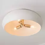 Aura Modern Porcelain Flush Mount Ceiling Light