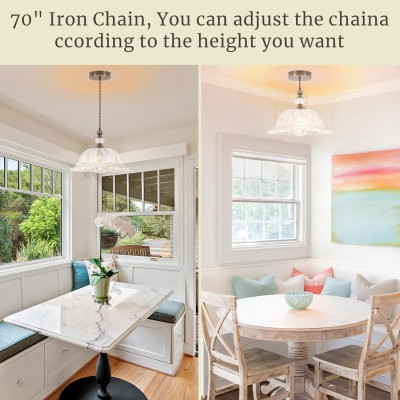 Vilkas Vintage Flower Shaped Glass Pendant Light Vilkas Vintage Flower Shaped Glass Pendant Light