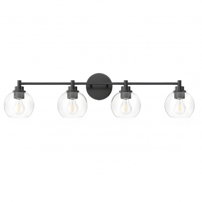 Darian Farmhouse Clear Glass Globe Sconce Darian Farmhouse Clear Glass Globe Sconce