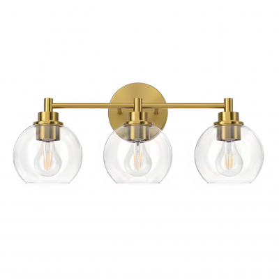 Darian Farmhouse Clear Glass Globe Sconce Darian Farmhouse Clear Glass Globe Sconce