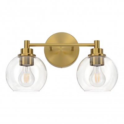 Darian Farmhouse Clear Glass Globe Sconce Darian Farmhouse Clear Glass Globe Sconce