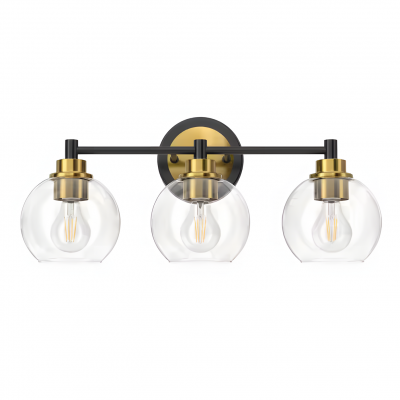 Darian Farmhouse Clear Glass Globe Sconce Darian Farmhouse Clear Glass Globe Sconce