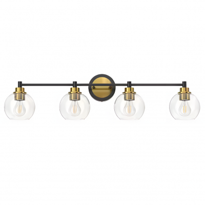 Darian Farmhouse Clear Glass Globe Sconce Darian Farmhouse Clear Glass Globe Sconce