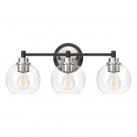 Darian Farmhouse Clear Glass Globe Sconce