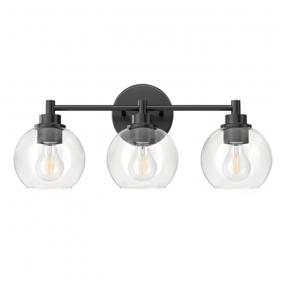 Darian Farmhouse Clear Glass Globe Sconce Darian Farmhouse Clear Glass Globe Sconce