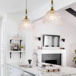 Jorvald Vintage Crystal Dome Brass Pendant Light