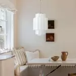 Winry Antique Brass Tiered Milk Glass Pendant Light