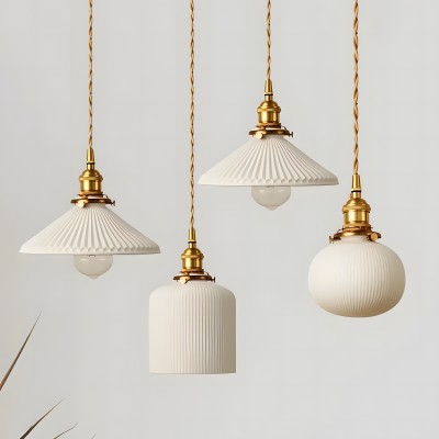 Elena Sjöborre Art Deco Stripe Pendant Light Elena Sjöborre Art Deco Stripe Pendant Light