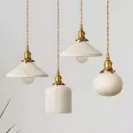 Elena Sjöborre Art Deco Stripe Pendant Light