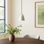 Faelan Minimalist Metal Dome Pendant Light