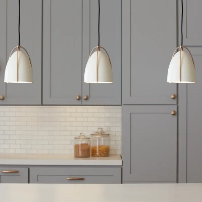 Faelan Minimalist Metal Dome Pendant Light