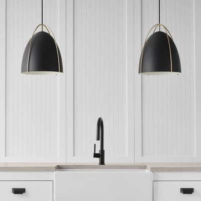 Faelan Minimalist Metal Dome Pendant Light
