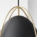 Faelan Minimalist Metal Dome Pendant Light