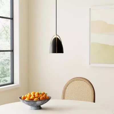 Faelan Minimalist Metal Dome Pendant Light Faelan Minimalist Metal Dome Pendant Light