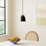 Faelan Minimalist Metal Dome Pendant Light