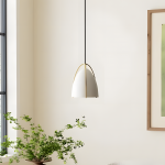 Faelan Minimalist Metal Dome Pendant Light