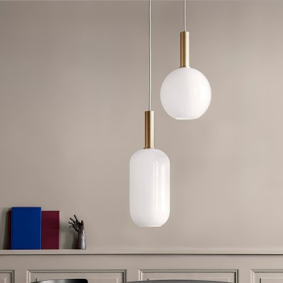 Cosima Modern Opal Glass Pendant Light Cosima Modern Opal Glass Pendant Light