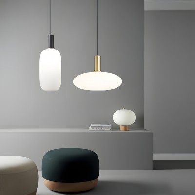Cosima Modern Opal Glass Pendant Light Cosima Modern Opal Glass Pendant Light