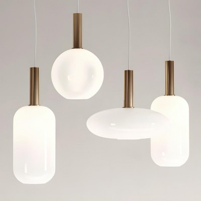Cosima Modern Opal Glass Pendant Light Cosima Modern Opal Glass Pendant Light