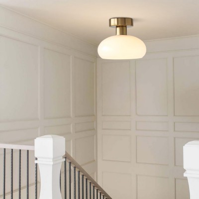 Solace Colorful Bauhaus Round Glass Ceiling Light Solace Colorful Bauhaus Round Glass Ceiling Light