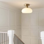 Solace Colorful Bauhaus Round Glass Ceiling Light