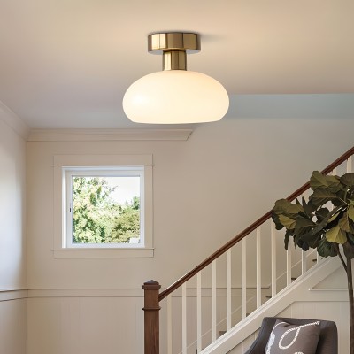 Solace Colorful Bauhaus Round Glass Ceiling Light Solace Colorful Bauhaus Round Glass Ceiling Light
