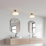 Solace Colorful Bauhaus Round Glass Ceiling Light