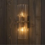 Vovizy Farmhouse Double Mallory Crystal Sconce