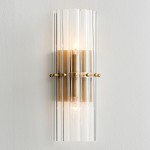 Vovizy Farmhouse Double Mallory Crystal Sconce