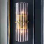 Vovizy Farmhouse Double Mallory Crystal Sconce