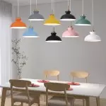 Wypra Nordic Macaron Dome Metal Pendant Light