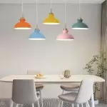 Wypra Nordic Macaron Dome Metal Pendant Light