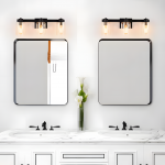 Dyril Modern Matte Black Cylinder Glass Sconce