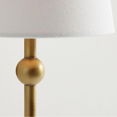 Azon Country Linen Brass Swan Neck Wall Light Azon Country Linen Brass Swan Neck Wall Light