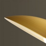 Amala Industrial Round Brass Pendant Light