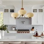 Juino Wood Farmhouse Milk Ball Sputnik Chandelier