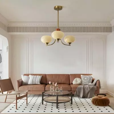 Juino Wood Farmhouse Milk Ball Sputnik Chandelier Juino Wood Farmhouse Milk Ball Sputnik Chandelier