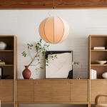 Hovix Scandinavian Linen Pendant Light