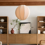 Hovix Scandinavian Linen Pendant Light
