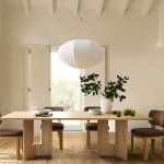 Hovix Scandinavian Linen Pendant Light