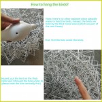 Rorik Creative Bird Nest Metal Pendant Light