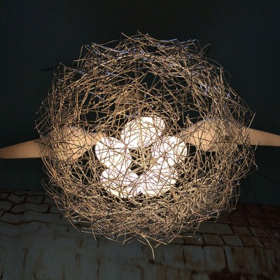 Rorik Creative Bird Nest Metal Pendant Light