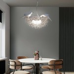 Rorik Creative Bird Nest Metal Pendant Light