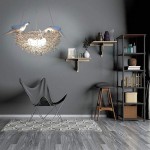 Rorik Creative Bird Nest Metal Pendant Light