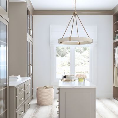 Yrynth Minimalist Matte Brass Wagon Wheel Chandelier