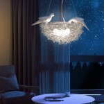 Rorik Creative Bird Nest Metal Pendant Light