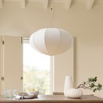 Hovix Scandinavian Linen Pendant Light