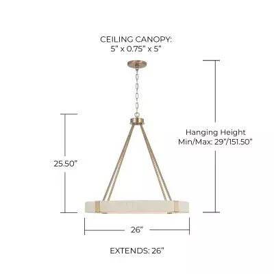 Yrynth Minimalist Matte Brass Wagon Wheel Chandelier