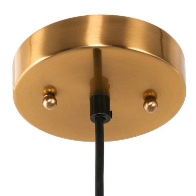 Gleamix Industrial Black Metal Dome Pendant Light